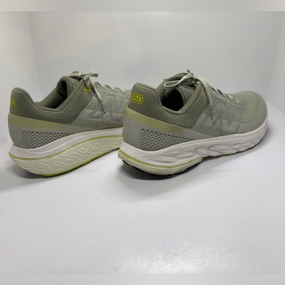 Men’s New Balance Fresh Foam 860 Olive Running Shoes Size 15 - Picture 6 of 12